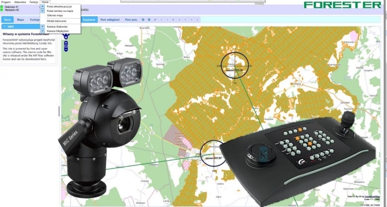 System nadzoru pożarowego FORESTER dla Nadleśnictwa Czarne Człuchowskie