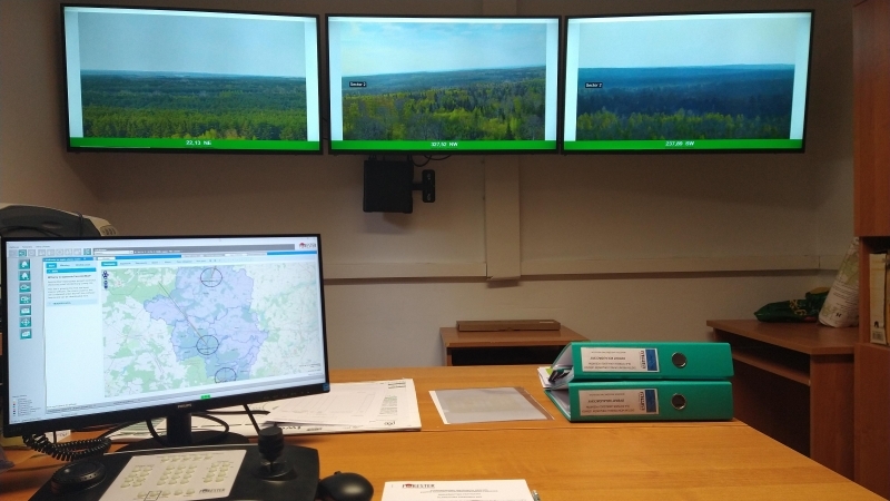 System detekcji dymu Forester dla Nadleśnictwa Przysucha