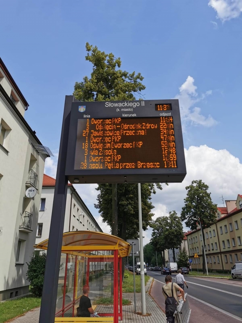 Dostawa Systemu Informacji Pasażerskiej dla m. Oświęcim